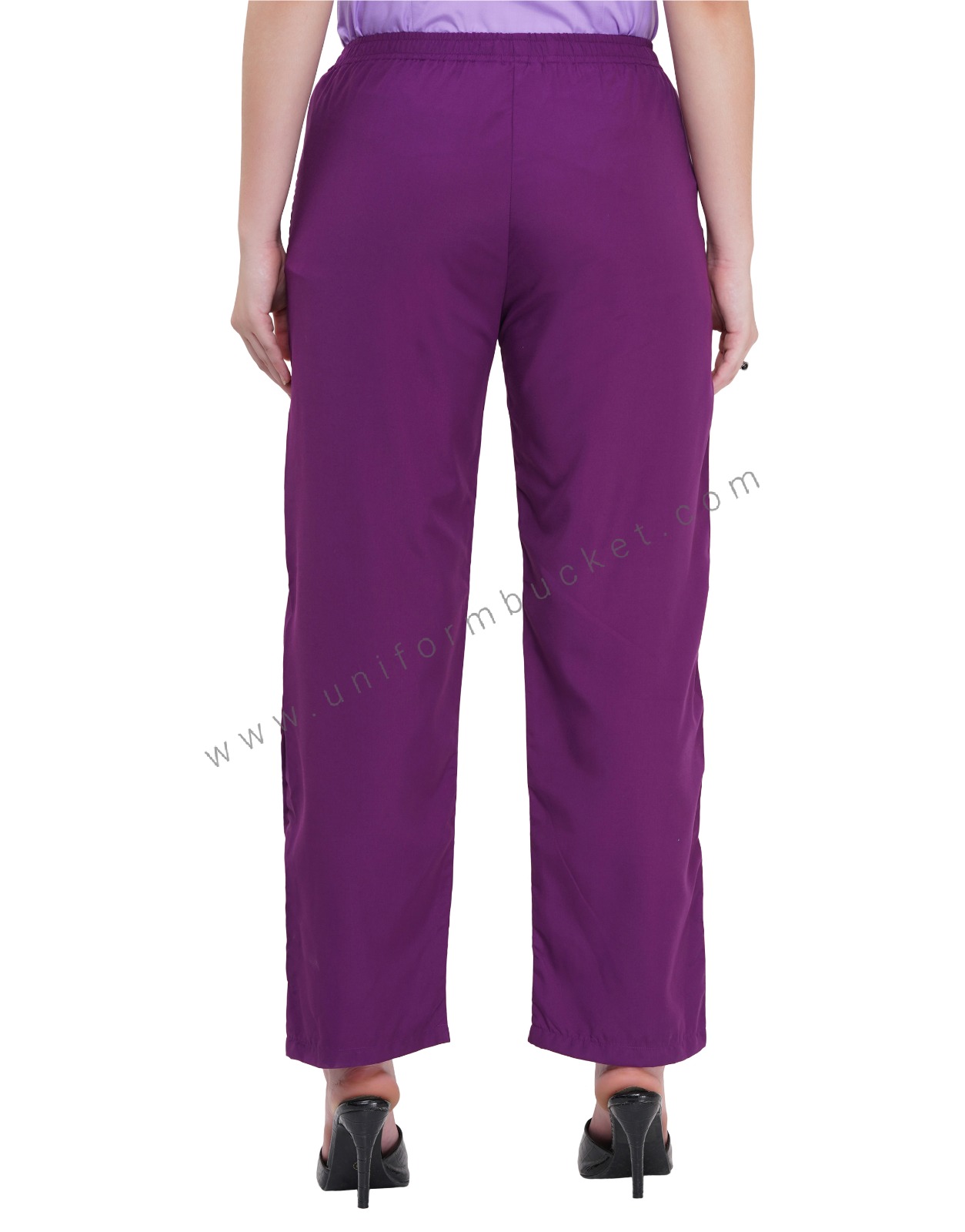 DARK MAGENTA FEMALE FULL ELASTIC LOOSE PAJAMA  thumbnail 5